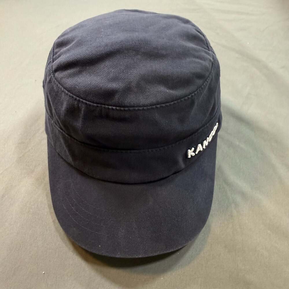 Kangol Cotton Twill Army Cap Navy Blue Military Cadet Hat Size S/M